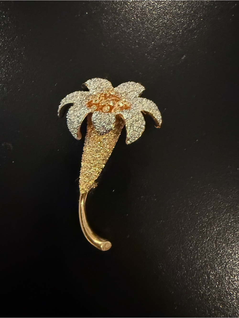Vintage, Authentic Kenneth Jay Lane Brooch in Mint Condition- Like New